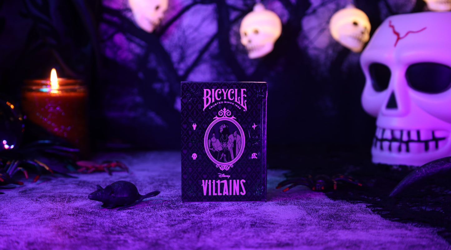 Disney Villains Inspired Green Bicycle Playing Cards