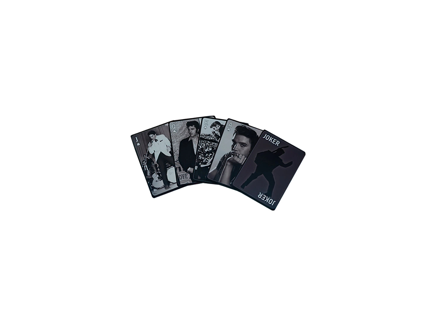 Elvis Presley Black and White Playing Cards by Aquarius - A Tribue to the King