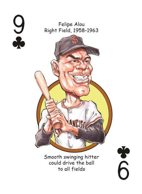 PlayingCardDecks.com-San Francisco Baseball Heroes Playing Cards