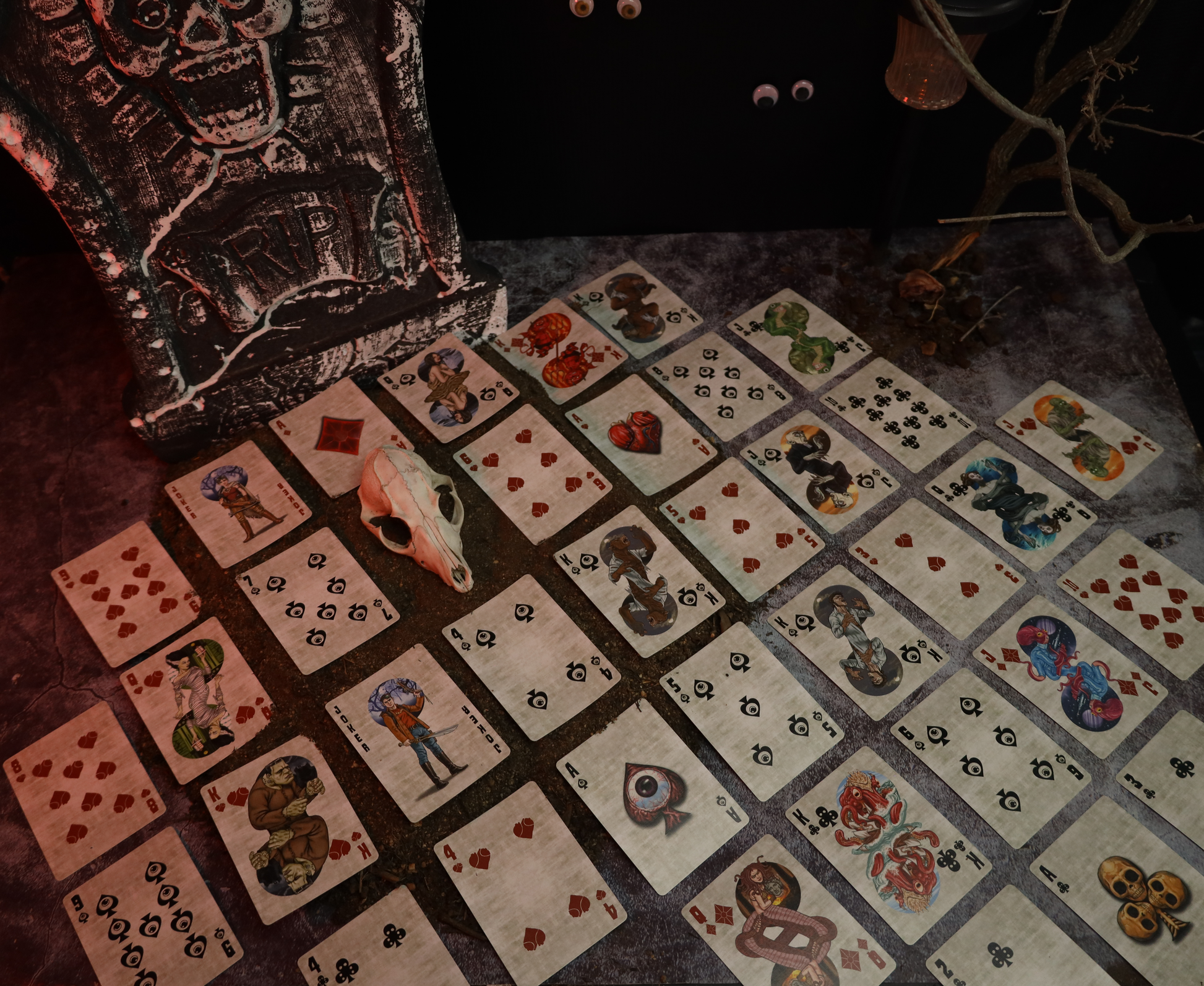 bicycle classic monsters playing cards Monster v2 Bicycle Playing Cards