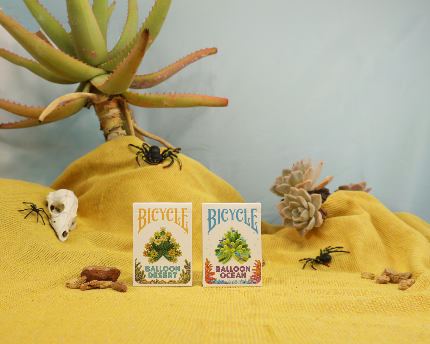 Balloon Ocean and Desert Bicycle Playing Cards - Limited Edition Set