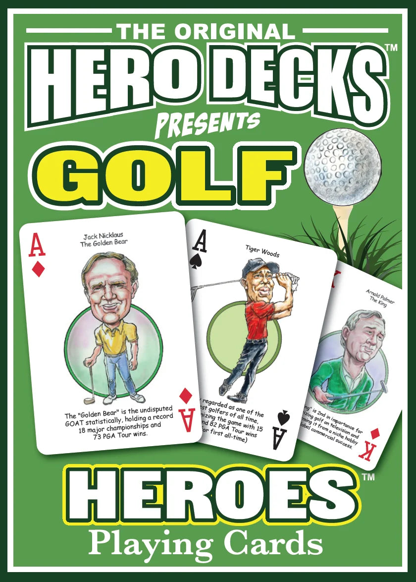 Golf Heroes Playing Cards