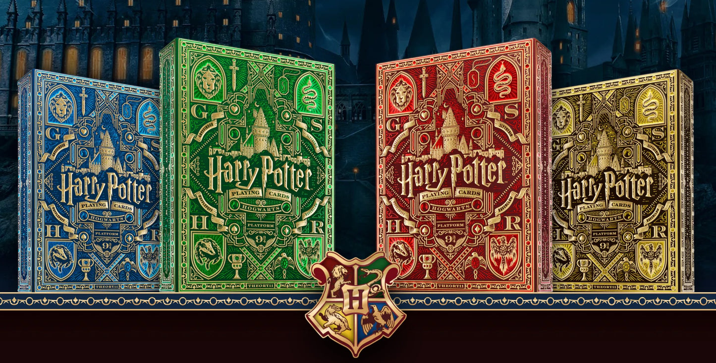 Harry Potter Playing Cards 4 Deck Set by Theory11