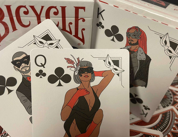 Masquerade Stripper Bicycle Playing Cards – PlayingCardDecks.com