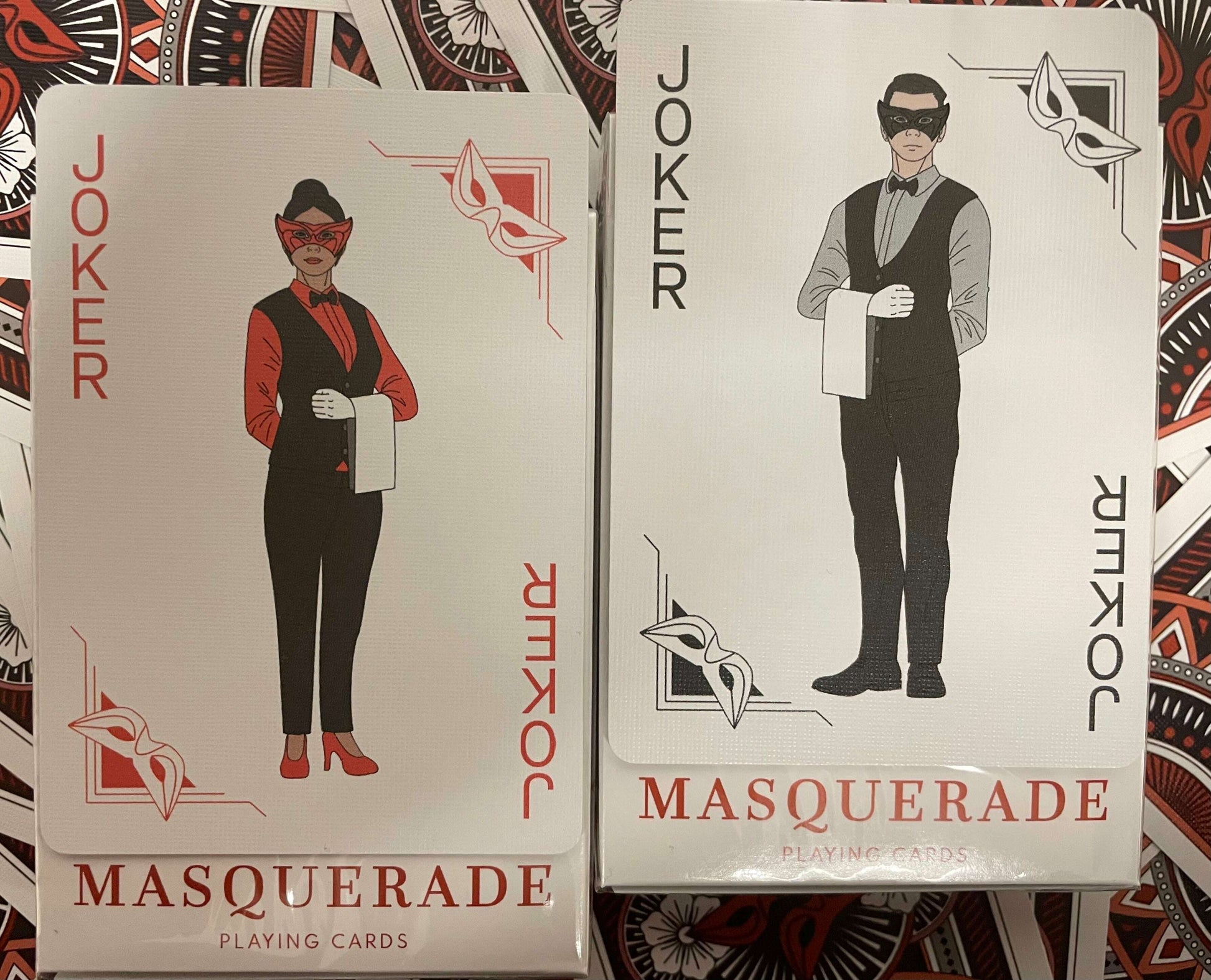 PlayingCardDecks.com-Masquerade Stripper Bicycle Playing Cards