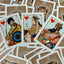 PlayingCardDecks.com-Four Continents Copper Gilded Playing Cards USPCC