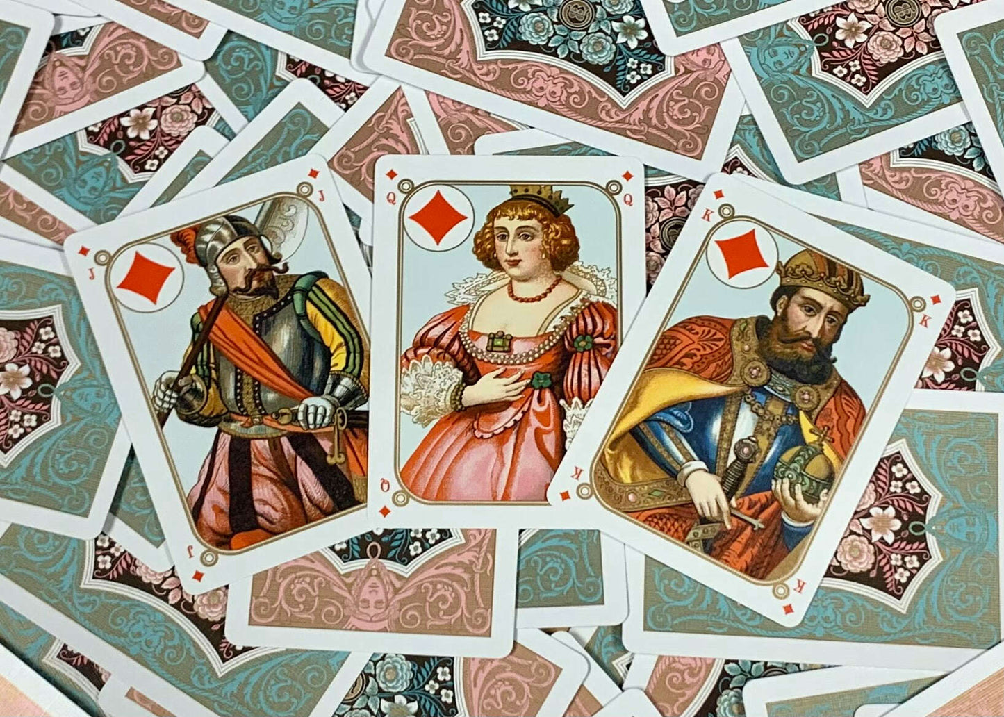 PlayingCardDecks.com-Four Continents Gilded Playing Cards USPCC