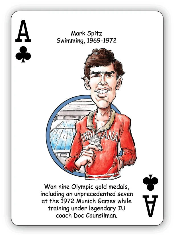 Indiana Sports Heroes Playing cards for Hoosiers Fans