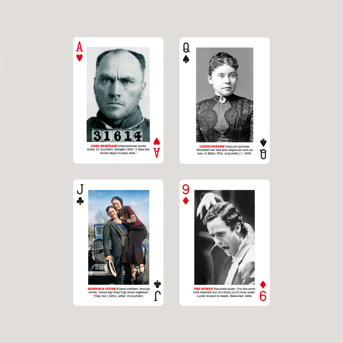 Infamy Playing Cards by Piatnik