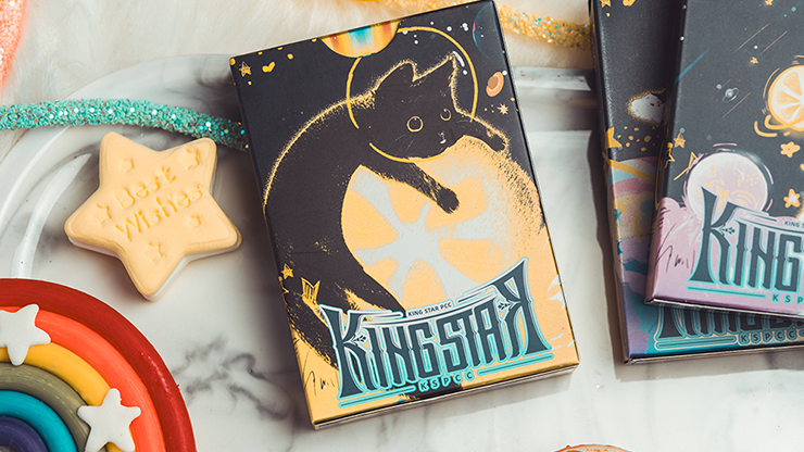 Space Cat V2 Playing Cards by King Star - Limited Edition