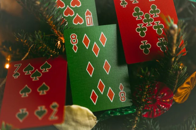 Deck The Halls Playing Cards by Kings Wild Project – Wearing an Ugly Sweater