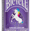 Unicorn Bicycle Playing Cards