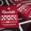 Roulette Red Playing Cards by Mechanic Industries