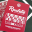 Roulette Red Playing Cards by Mechanic Industries