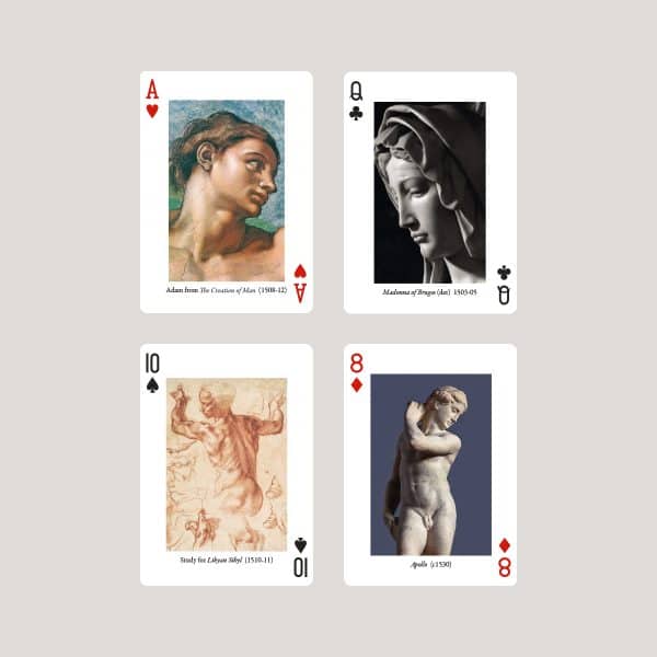 Michelangelo Playing Cards by Piatnik