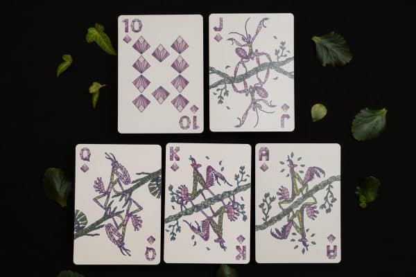Mosaic Mantis Playing Cards by Improv Playing Cards