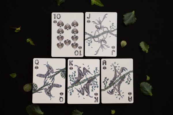 Mosaic Mantis Playing Cards by Improv Playing Cards