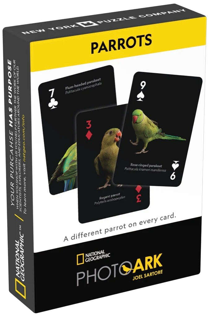 PlayingCardDecks.com-National Geographic Parrots Playing Cards NYPC