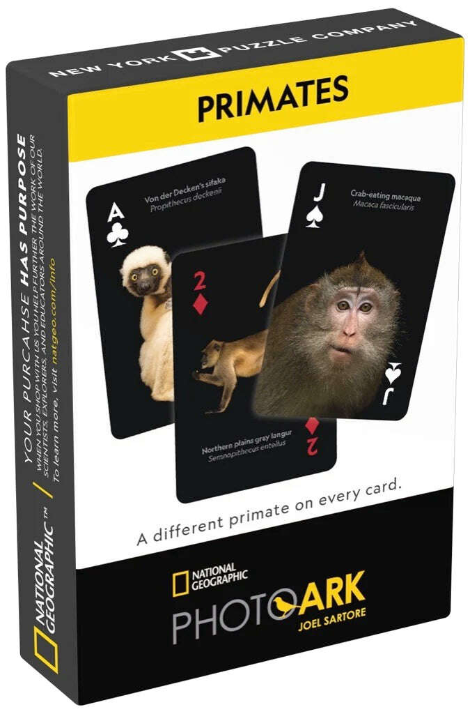 PlayingCardDecks.com-National Geographic Primates Playing Cards NYPC