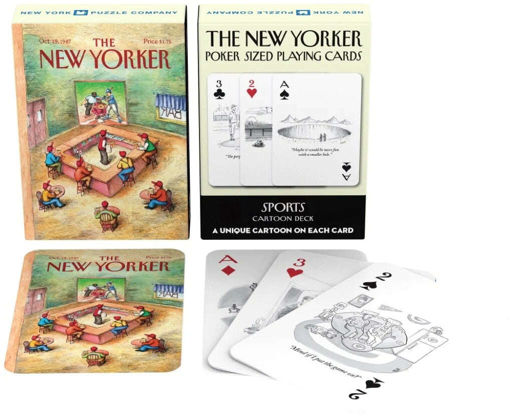 PlayingCardDecks.com-The New Yorker Sports Cartoons Playing Cards NYPC