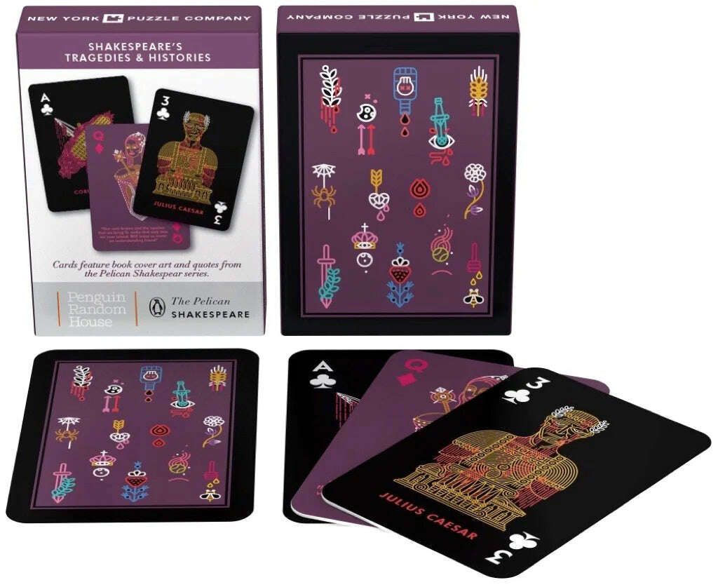 PlayingCardDecks.com-Shakespeare's Tragedies & Histories Playing Cards NYPC
