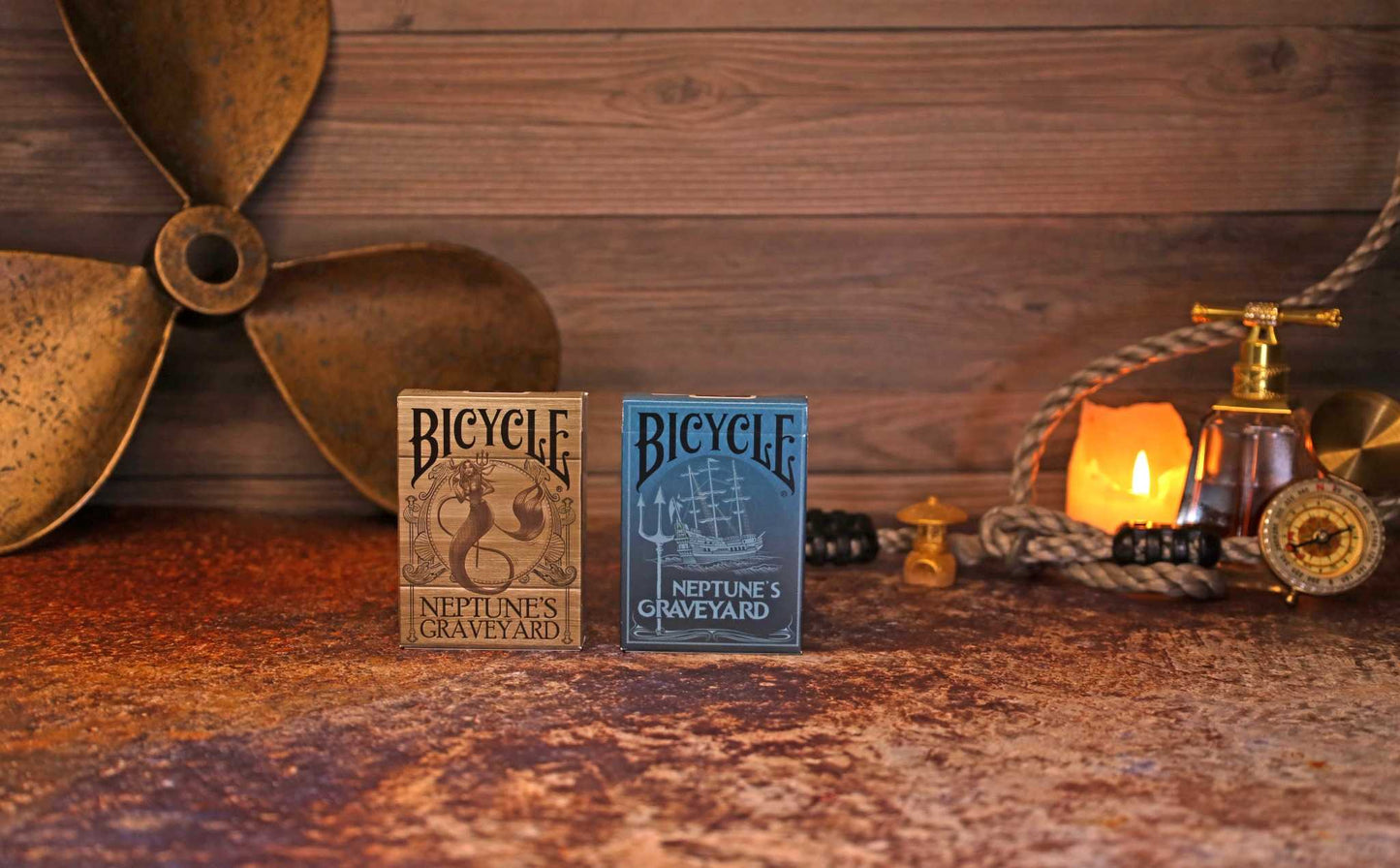 Bicycle Neptune’s Graveyard v2 Spectral Edition Ships & Sirens Playing Cards