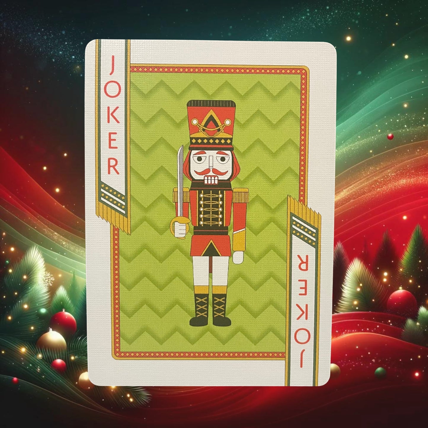 Gilded Nutcracker Bicycle Playing Cards