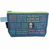 Shakespearean Insults Zipper Bag