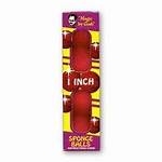 1 inch Regular Sponge Ball (Red) Pack of 4 by Magic by Gosh