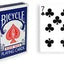 Blue One-Way Forcing Deck - 7 of Clubs