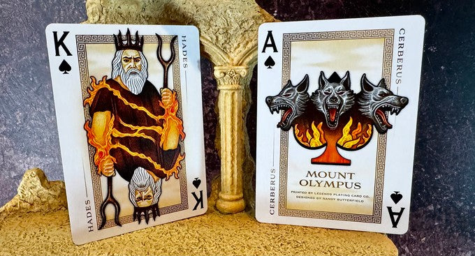Mount Olympus Playing Cards by Midnight Cards