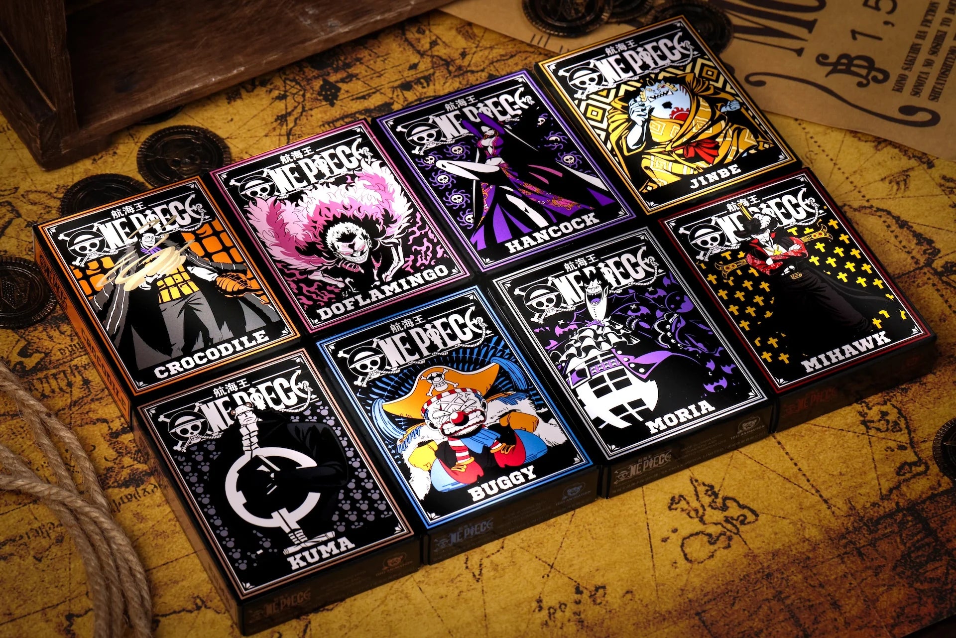 Limited Edition One Piece Shichibukai Playing Cards with Numbered Seals  (1-999)