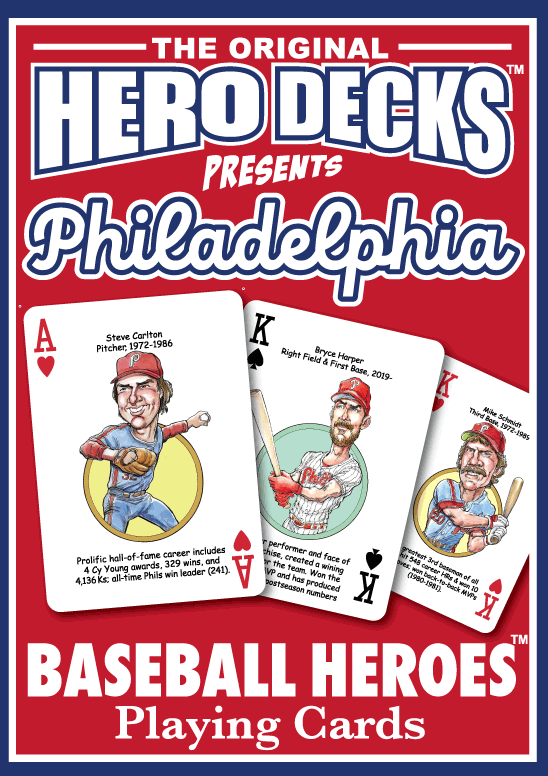Philadelphia Baseball Heroes Playing Cards for Phillies Fans