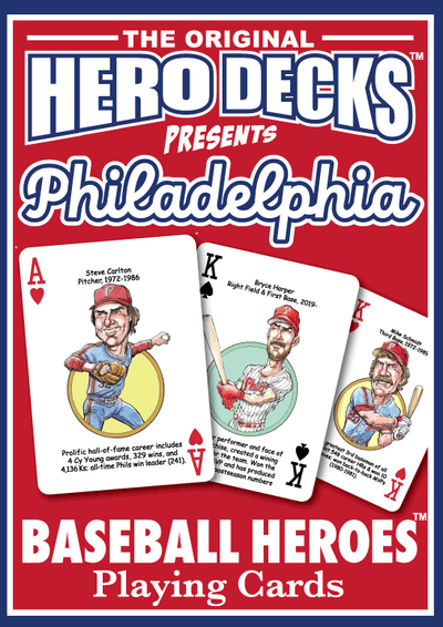 Philadelphia Baseball Heroes Playing Cards for Phillies Fans