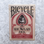 Gilded Snowman Back Red & Green Bicycle Playing Cards