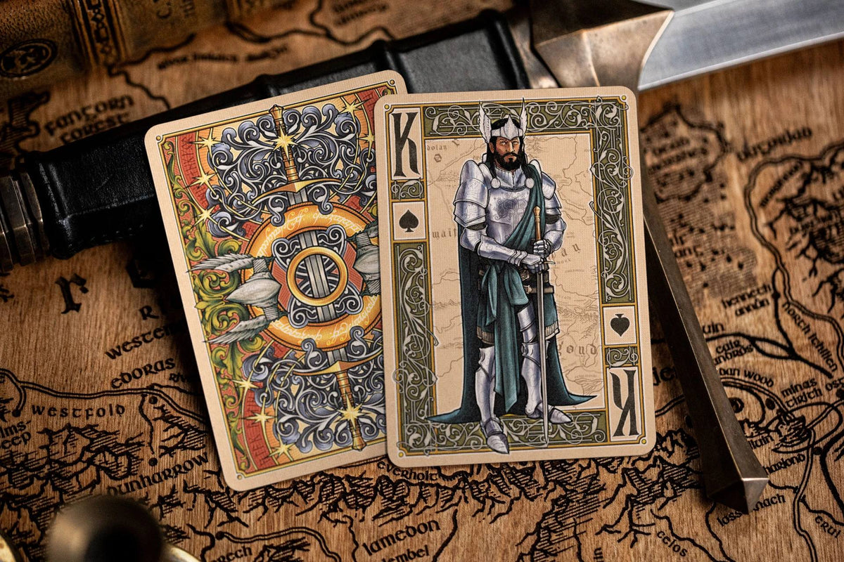 Cod King Card The Lord of the Rings: The Return of the King Playing Cards by Kings W ...