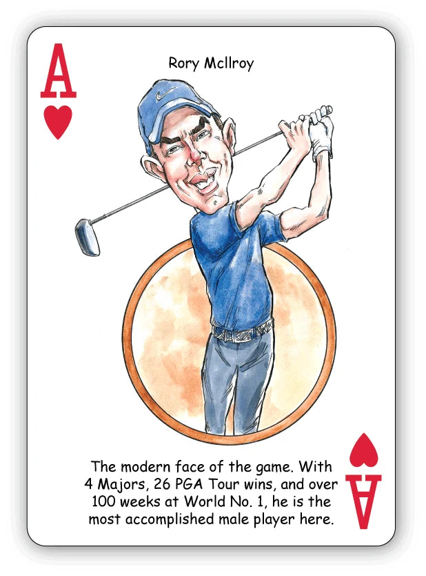 Golf Heroes Playing Cards