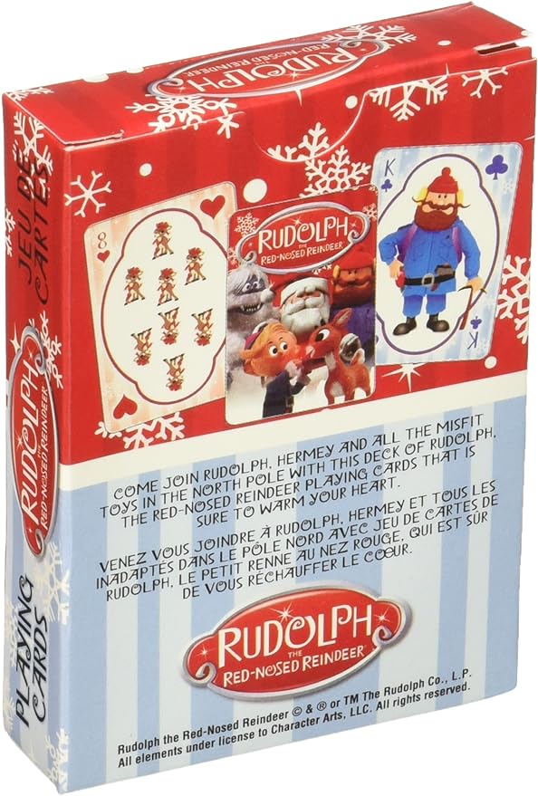 Rudolph Playing Cards by Aquarius