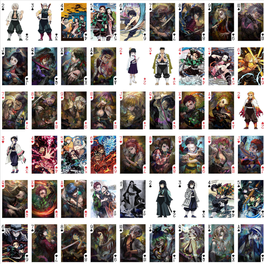 Demon Slayer: Kimetsu no Yaiba Playing Cards by Flonzgift Demon Slayer: Kimetsu no Yaiba Playing Cards by Flonzgift