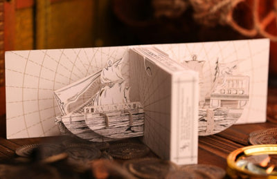 The Trial of Blackbeard Playing Cards - Special Edition - Pearl White