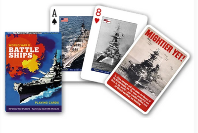 World War II Battle Ships Playing Cards by Piatnik