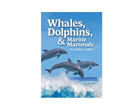 Whales, Dolphins, and Marine Mammals Playing Cards