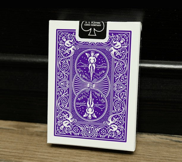 Purple One-Way Forcing Deck - 5 of Spades