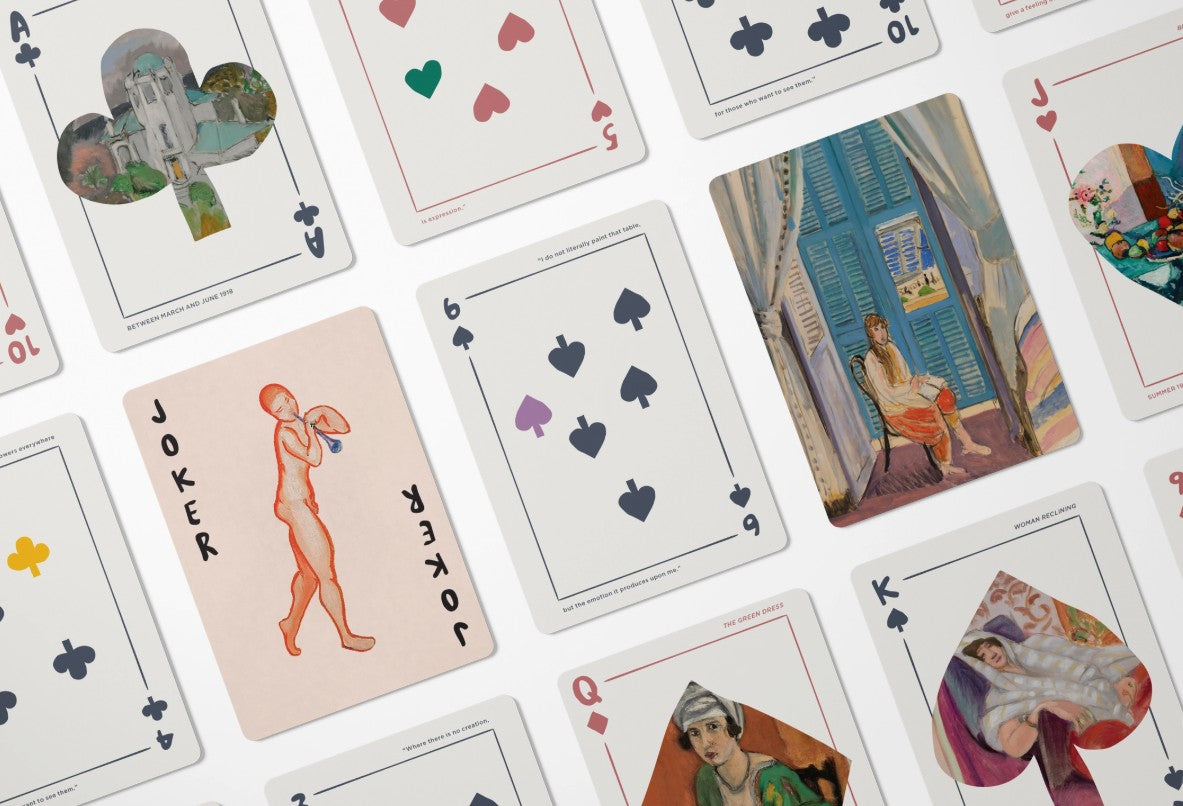 Henri Matisse Playing Cards with Magnetic Tuck Box