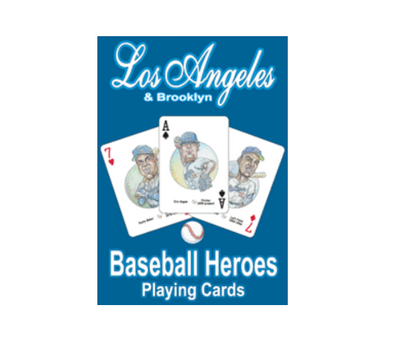 Los Angeles (& Brooklyn) Baseball Heroes Playing Cards for Dodgers Fans