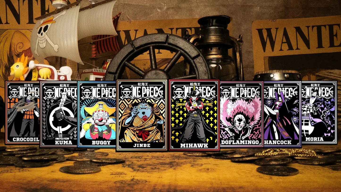 Limited Edition One Piece Shichibukai Playing Cards with Numbered Seals (1-999)