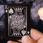 Skull Metallic Silver Bicycle Playing Cards