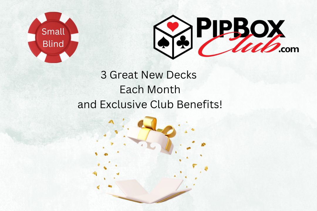 Small Blind Pip Box Playing Card Subscription