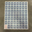 Uncut Sheet - Bicycle Snowman Back Limited-Edition Blue