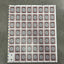 Uncut Sheet - Bicycle Snowman Back Red